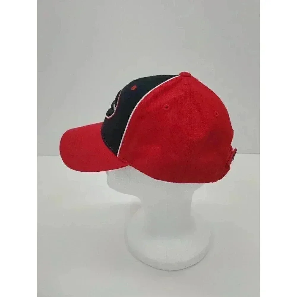 Georgia Bulldogs Black & Red Adjustable Men's Hat Embroidered Logo